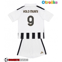 Otroške Nogometnih dresov Juventus Randal Kolo Muani #9 Domači 2026-27 Kratki rokavi (+ hlače)
